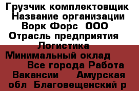 Грузчик-комплектовщик › Название организации ­ Ворк Форс, ООО › Отрасль предприятия ­ Логистика › Минимальный оклад ­ 23 000 - Все города Работа » Вакансии   . Амурская обл.,Благовещенский р-н